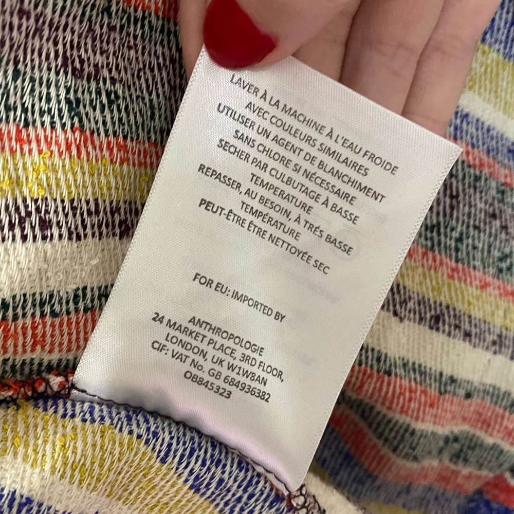 Anthro Akemi+Kin Mansoura Stripe Jacket - Picture 13 of 13